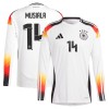 Officiële Voetbalshirt Duitsland Musiala 14 Thuis EK 2024 Lange Mouw - Heren